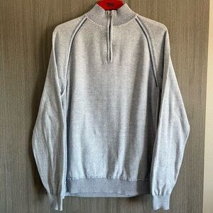BKE Athletic Fit Sweater - 1/4 Zip and Lightweight - Size XL